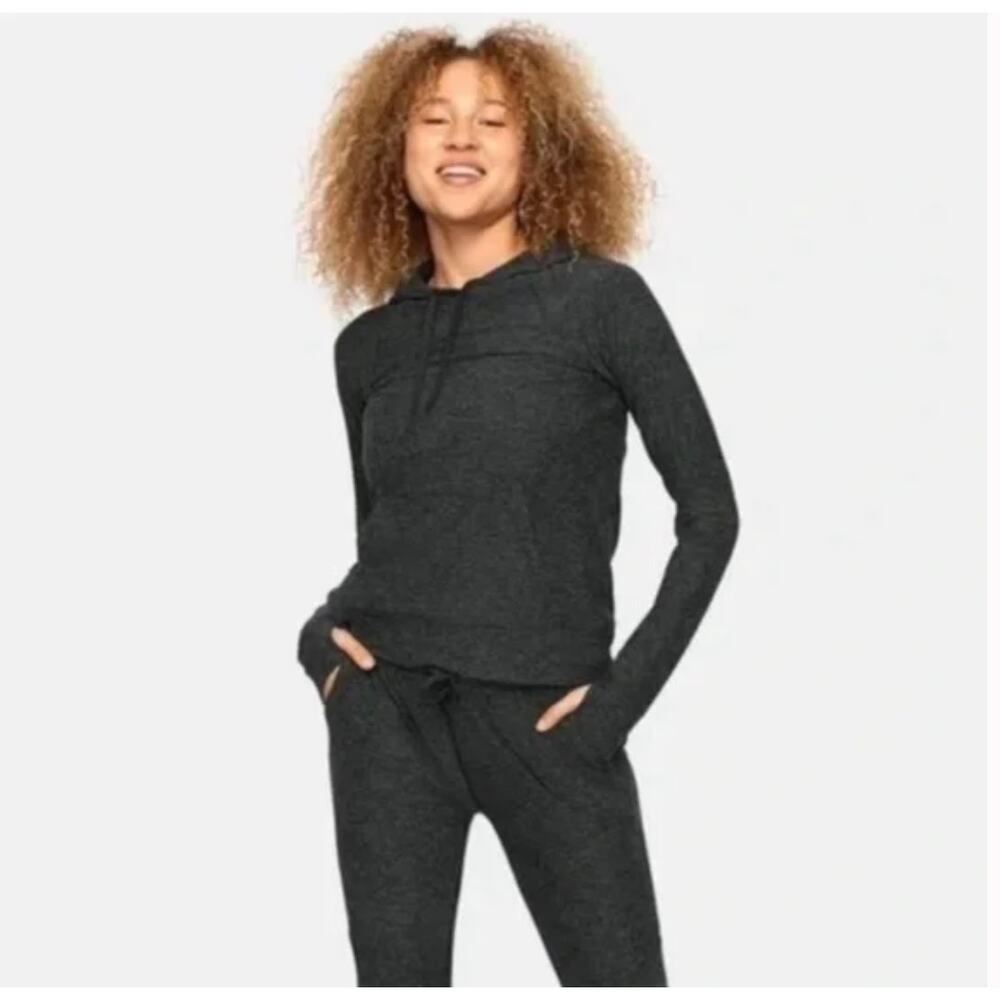 Outdoor Voices All Day Cloudfit Hoodie in Charcoal Large